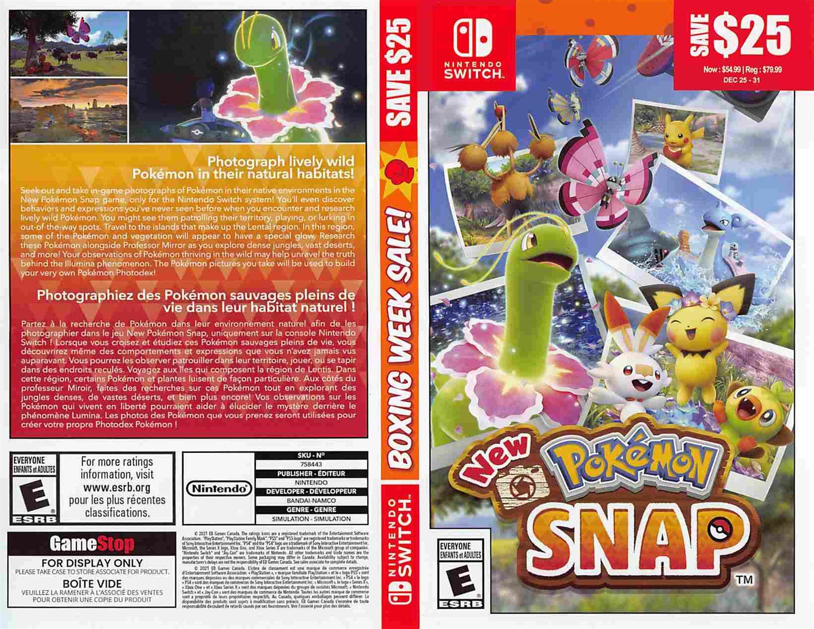 Snap Game Pokemon Snap Info Nintendo Switch POKEMON SNAP