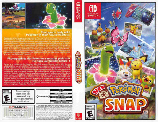 Nintendo Switch POKEMON SNAP store display box art
