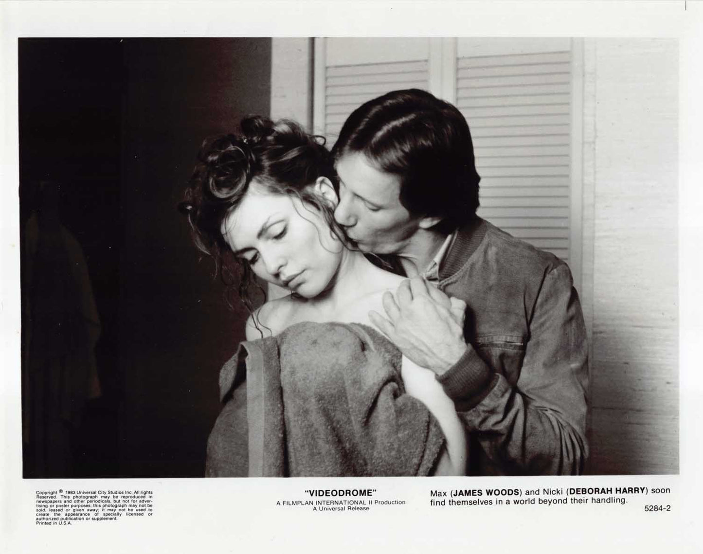 Deborah Harry VIDEODROME James Woods original press photo 1983 Cronenberg