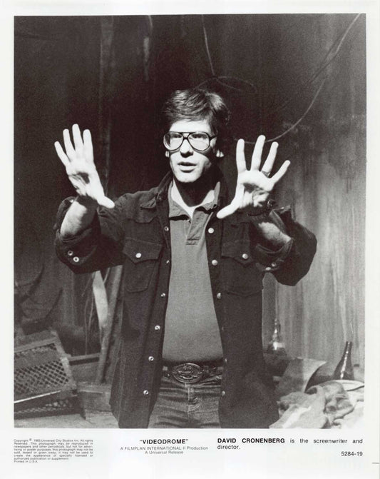 David Cronenberg VIDEODROME original press photo 1983