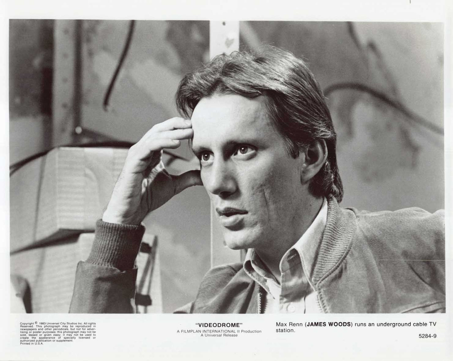 James Woods VIDEODROME original press photo 1983 David Cronenberg