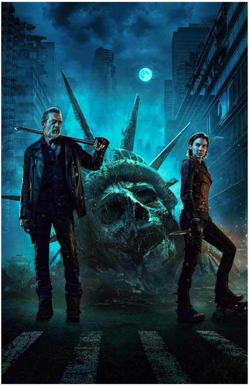 Jeffery Dean Morgan WALKING DEAD DEAD CITY Lauren Cohan movie poster 11x17