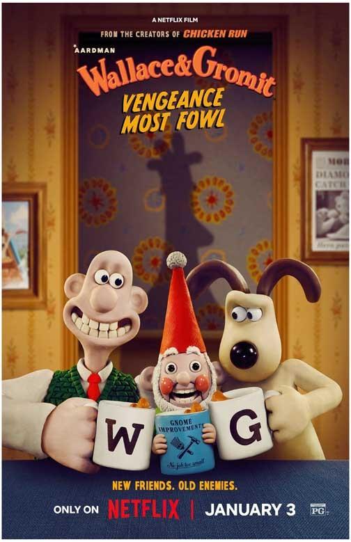 Peter Sallis WALLACE & GROMIT VENGEANCE MOST FOWL movie poster 11x17