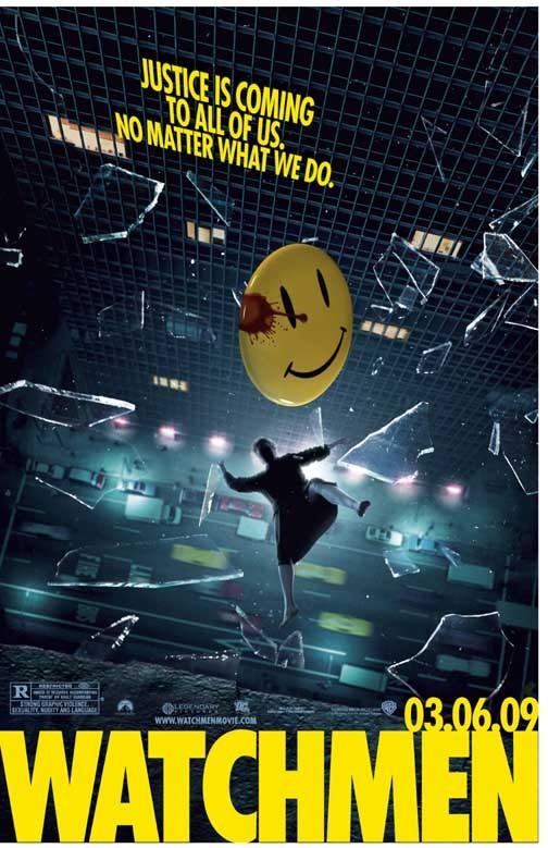 Jackie Earle Haley WATCHMEN Patrick Wilson adv movie poster 11x17 Zack Snyder