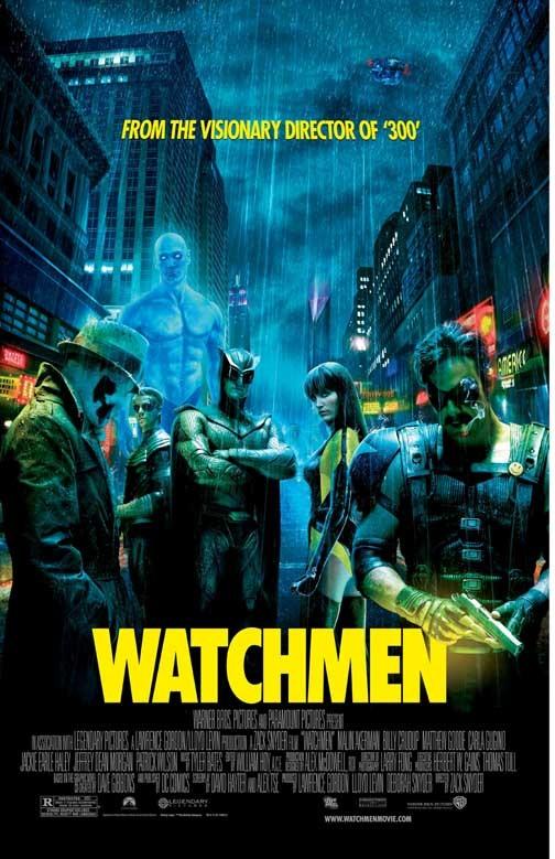 Jeffrey Dean Morgan WATCHMEN Patrick Wilson movie poster 11x17 Zack Snyder