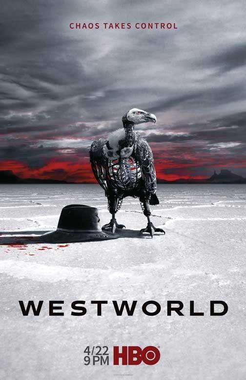 Evan Rachel Wood WESTWORLD Jeffrey Wright Ed Harris vulture movie poster 11x17