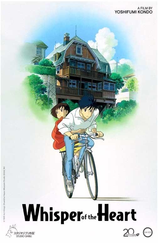 Studio Ghibli WHISPER OF THE HEART movie poster 11x17 Yoshifumi Kondo