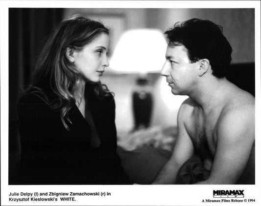 Julie Delpy WHITE Zbigniew Zamachowski original 8x10 press photo 1994