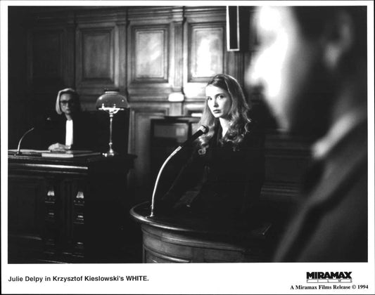 Julie Delpy WHITE original 8x10 press photo 1994