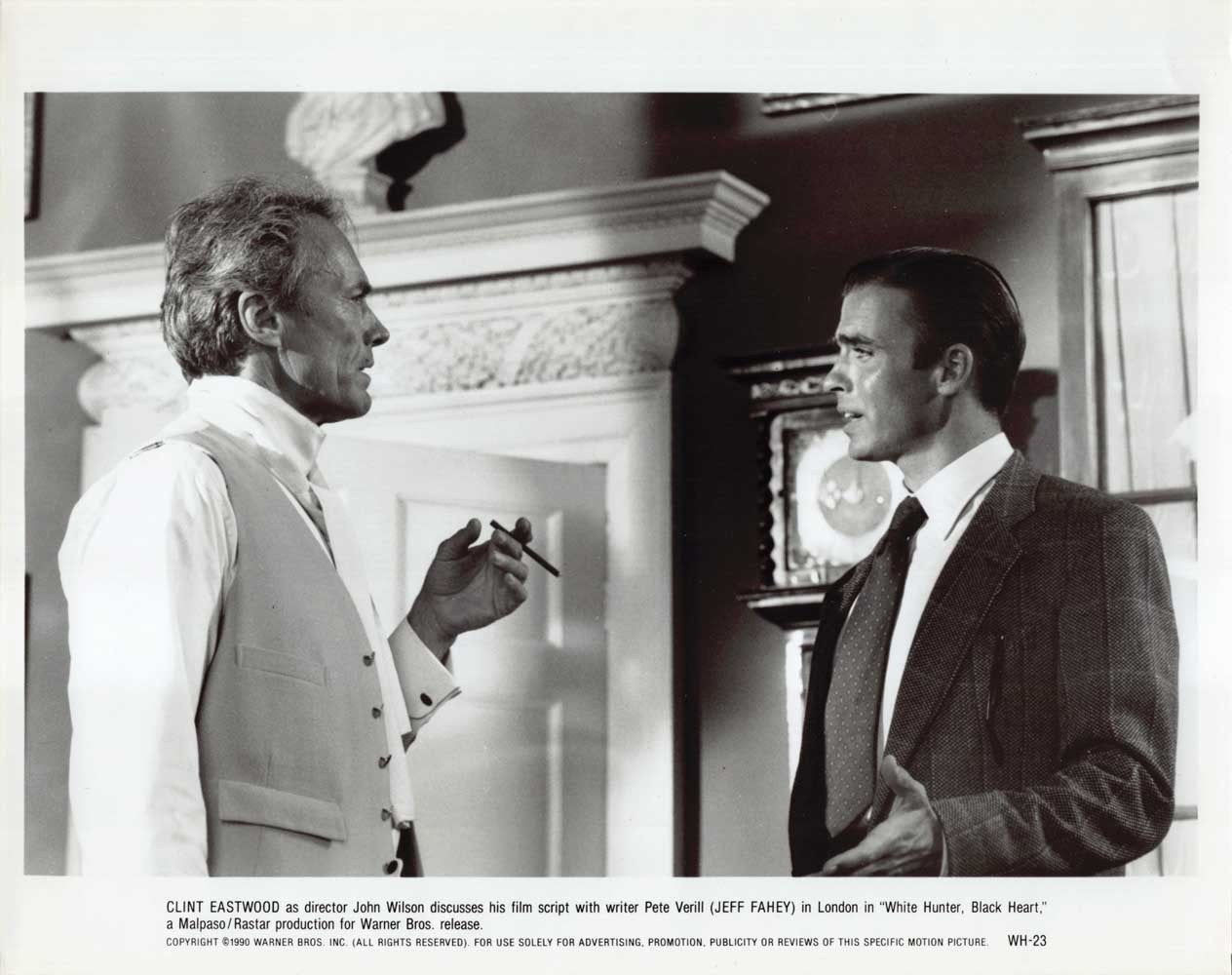 Clint Eastwood WHITE HUNTER, BLACK HEART Jeff Fahey original press photo 1990