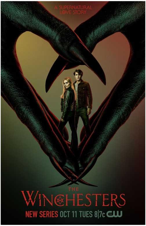 Drake Rodger THE WINCHESTERS Meg Donnelly movie poster 11x17