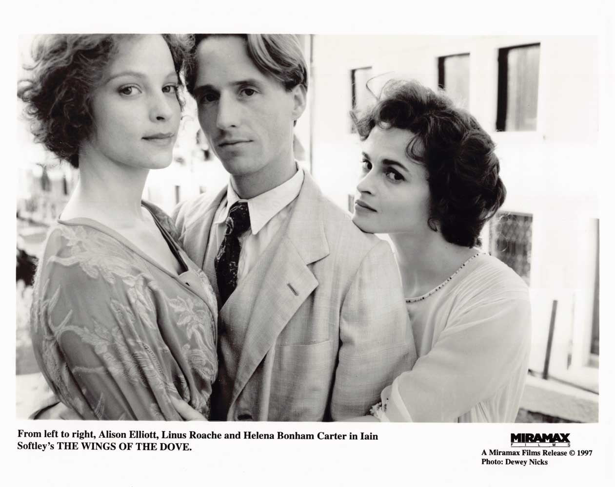 Alison Elliott WINGS OF THE DOVE Helena Bonham Carter original 8x10 press photo
