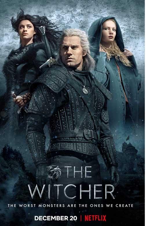 Henry Cavill THE WITCHER cast movie poster 11x17