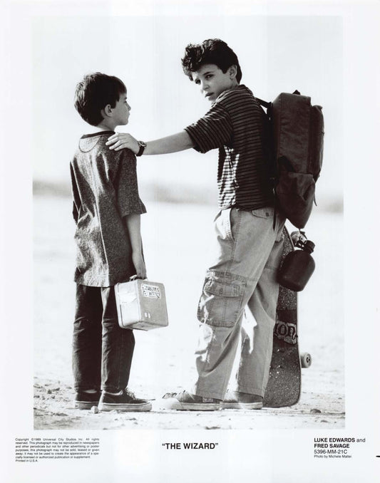 Fred Savage THE WIZARD Luke Edwards original 8x10 press photo 1989