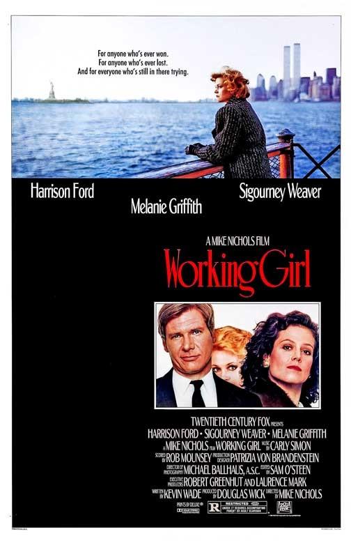 Melanie Griffith WORKING GIRL Harrison Ford Sigourney Weaver movie poster 11x17