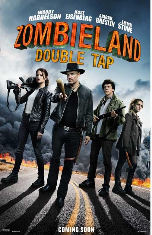 Woody Harrelson ZOMBIELAND DOUBLE TAP Emma Stone movie poster 11x17
