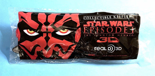 STAR WARS EPISODE 1 PHANTOM MENACE rare 3D glasses SEALED NEW