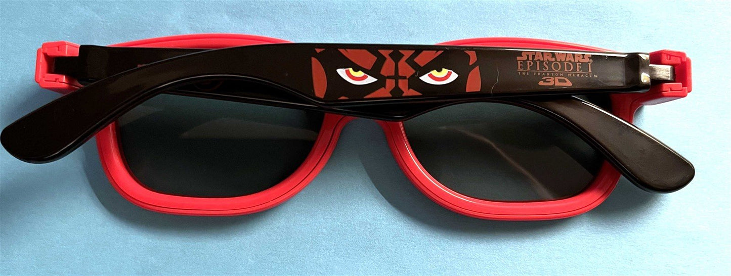STAR WARS EPISODE 1 PHANTOM MENACE rare 3D glasses SEALED NEW