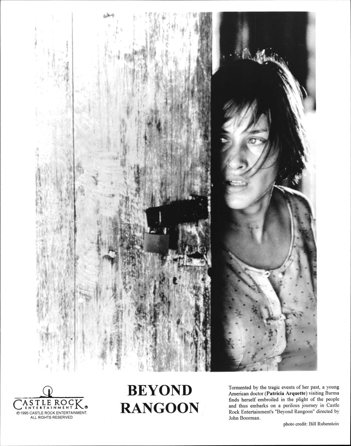 Patricia Arquette BEYOND RANGOON original press photo 1995