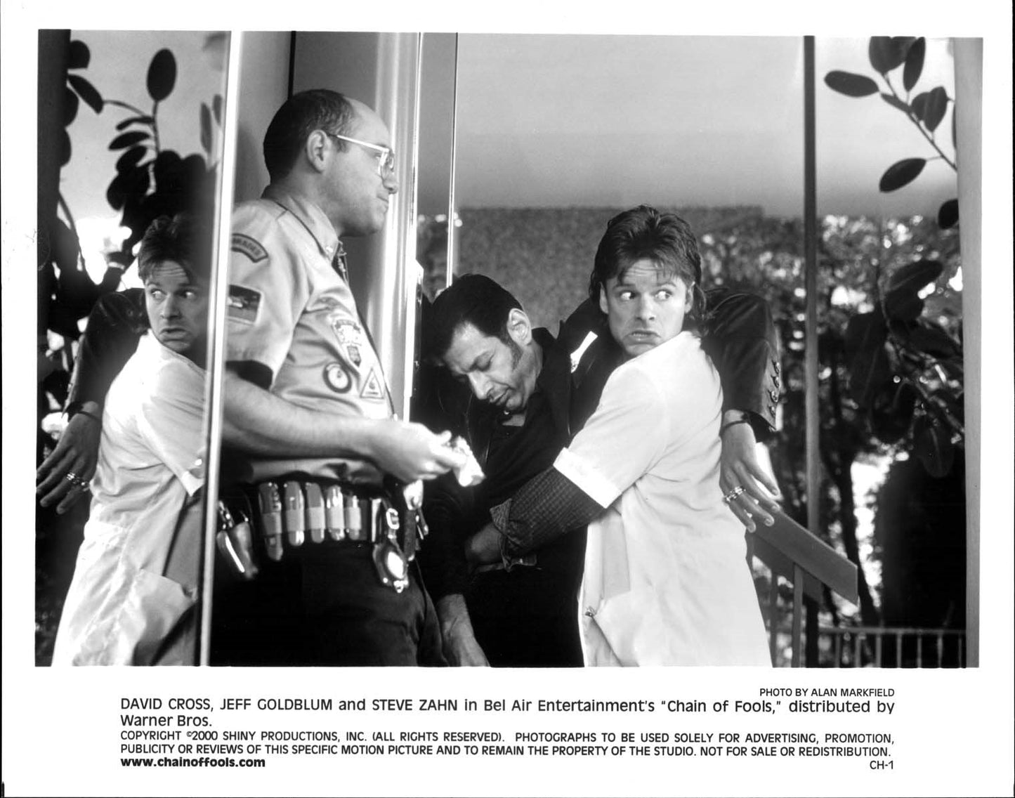 Jeff Goldblum CHAIN OF FOOLS Steve Zahn original press photo 2000