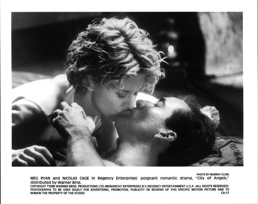 Nicolas Cage CITY OF ANGELS Meg Ryan original press photo 1998