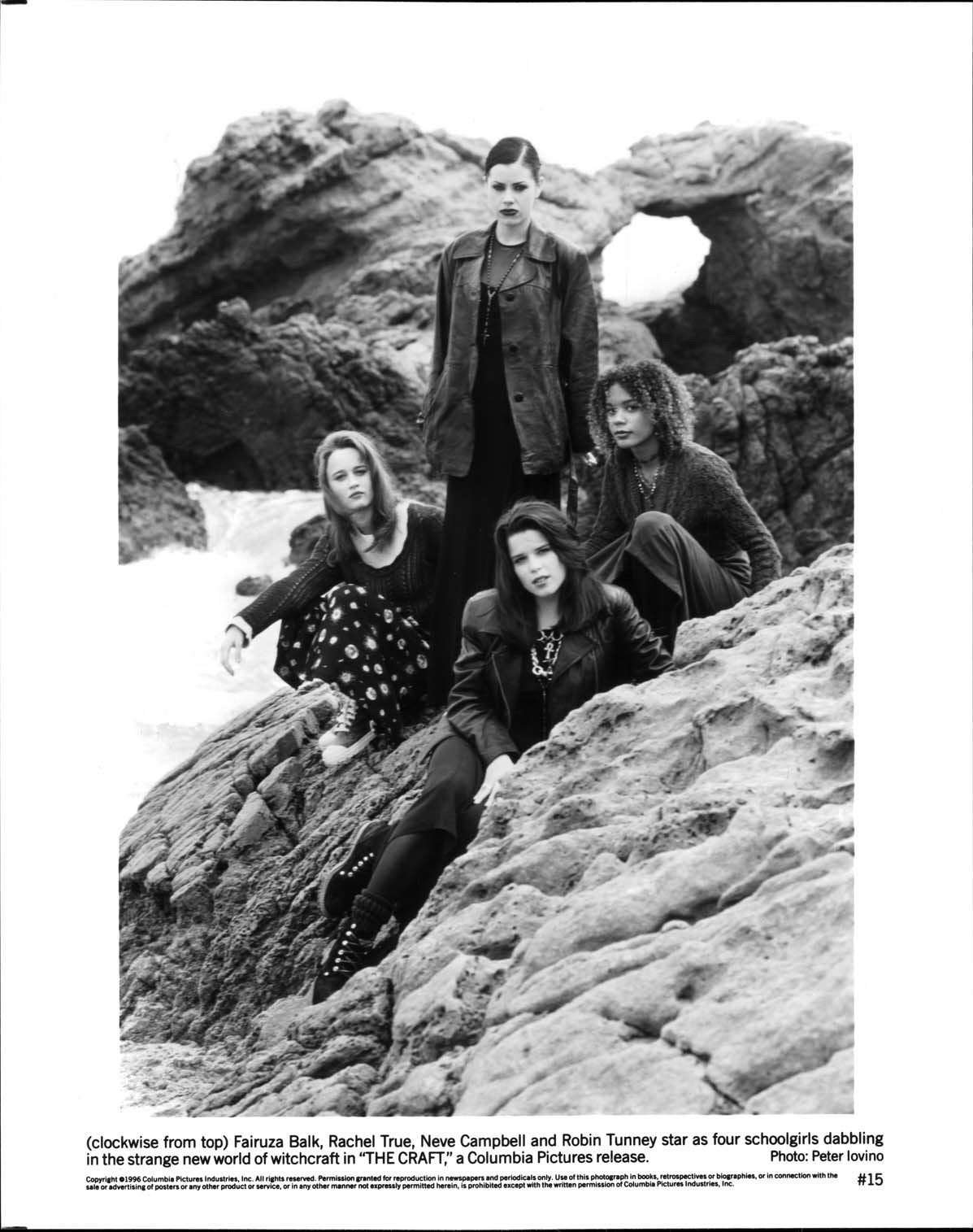 Neve Campbell THE CRAFT Robin Tunney Fairuza Balk original press photo 1996