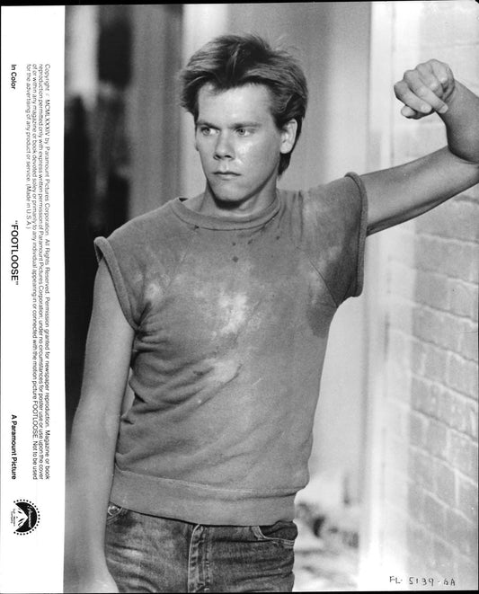 Kevin Bacon FOOTLOOSE original press photo 1984