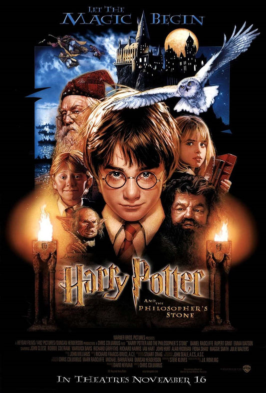 Drew Struzan HARRY POTTER PHILOSOPHER'S STONE original d/sided movie poster