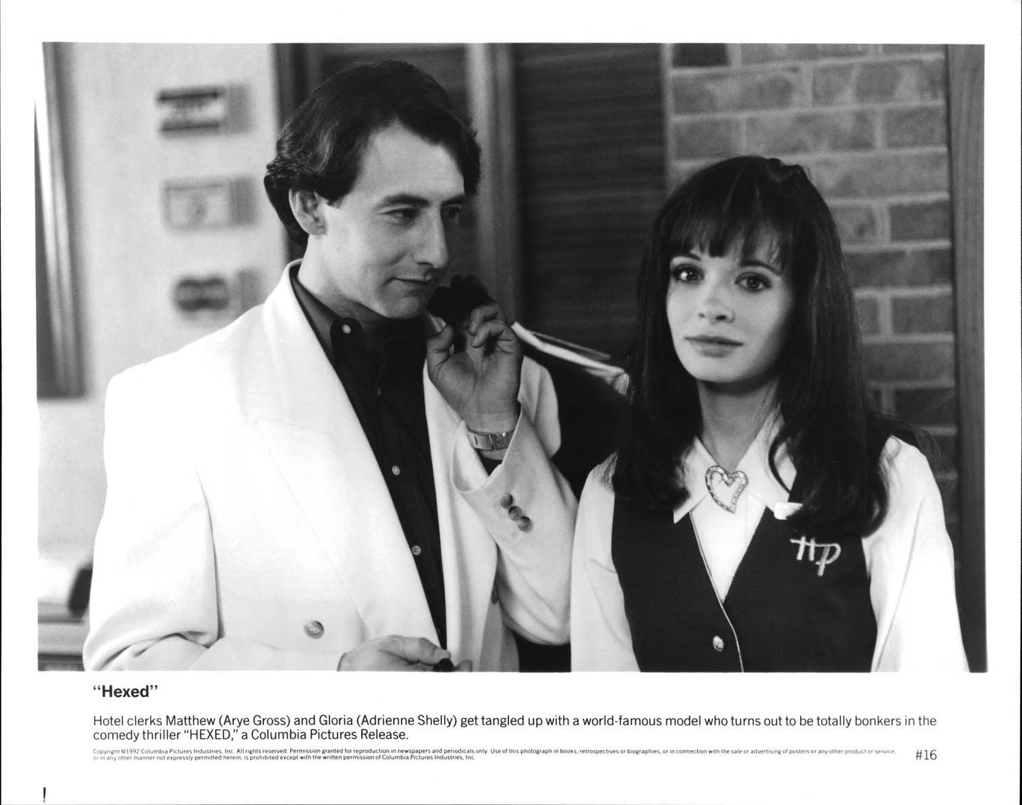 Arye Gross Claudia Christian HEXED Adriene Shelly original press photos 1992