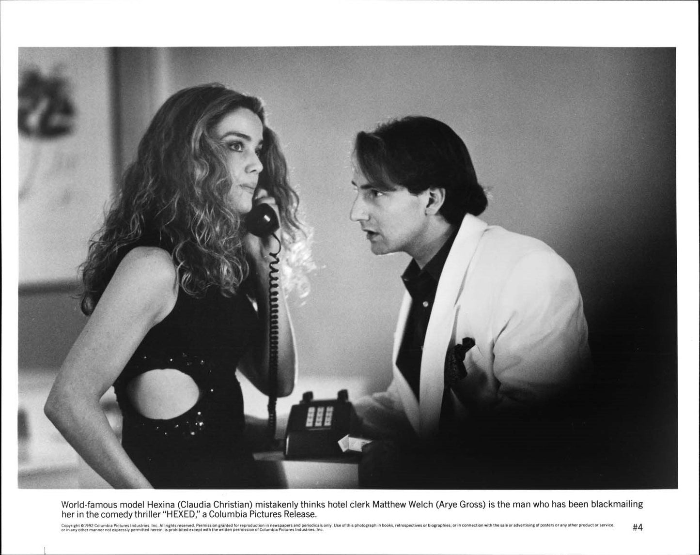 Arye Gross Claudia Christian HEXED Adriene Shelly original press photos 1992