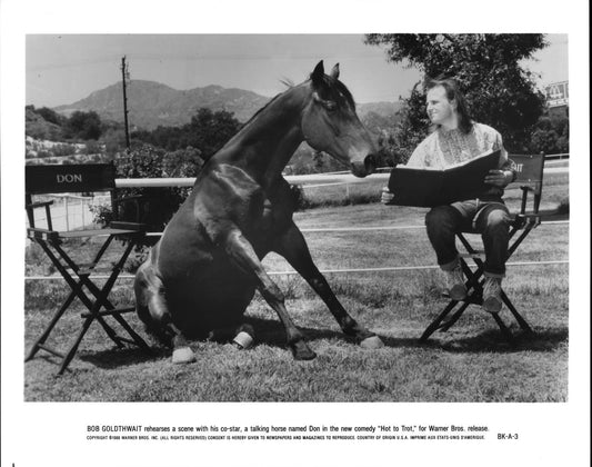 Bob Goldthwait HOT TO TROT original press photos 1988