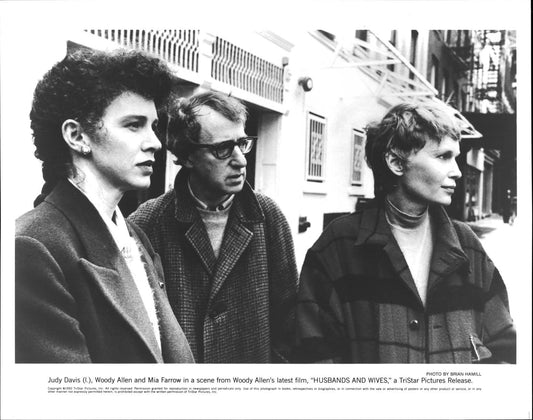 Mia Farrow HUSBANDS AND WIVES Judy Davis original press photo 1992