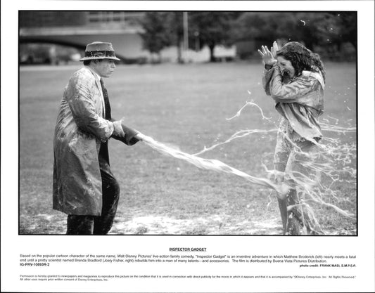 Matthew Broderick INSPECTOR GADGET Joely Fisher original press photos 1999