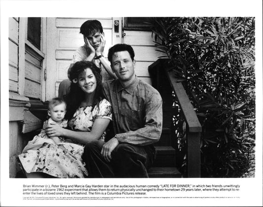 Marcia Gay Harden LATE FOR DINNER Peter Berg original press photo 1991