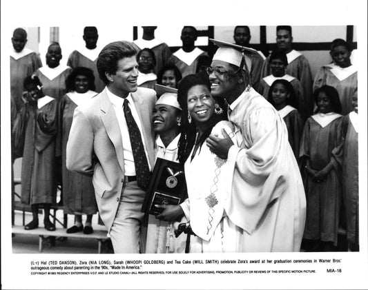 Ted Danson MADE IN AMERICA Whoopi Goldberg Nia Long original press photo 1993