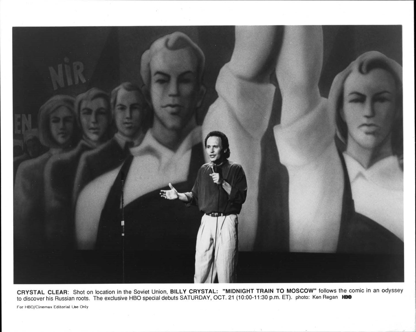 Billy Crystal MIDNIGHT TRAIN TO MOSCOW original press photo