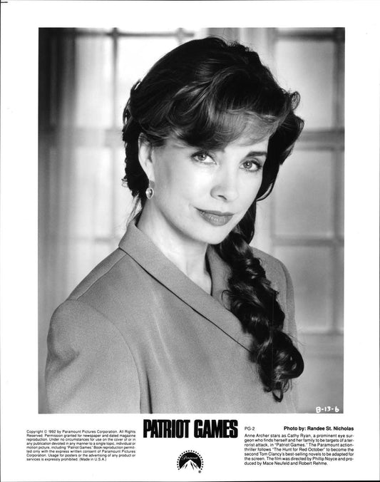 Anne Archer PATRIOT GAMES original press photo 1992