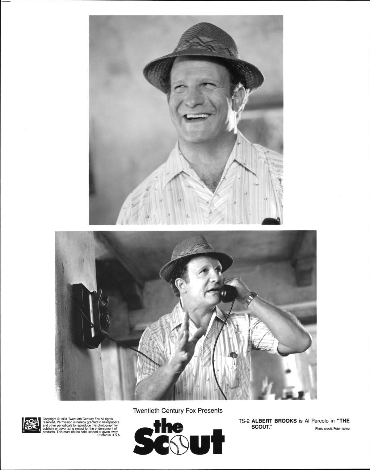 Albert Brooks THE SCOUT original press photo 1994