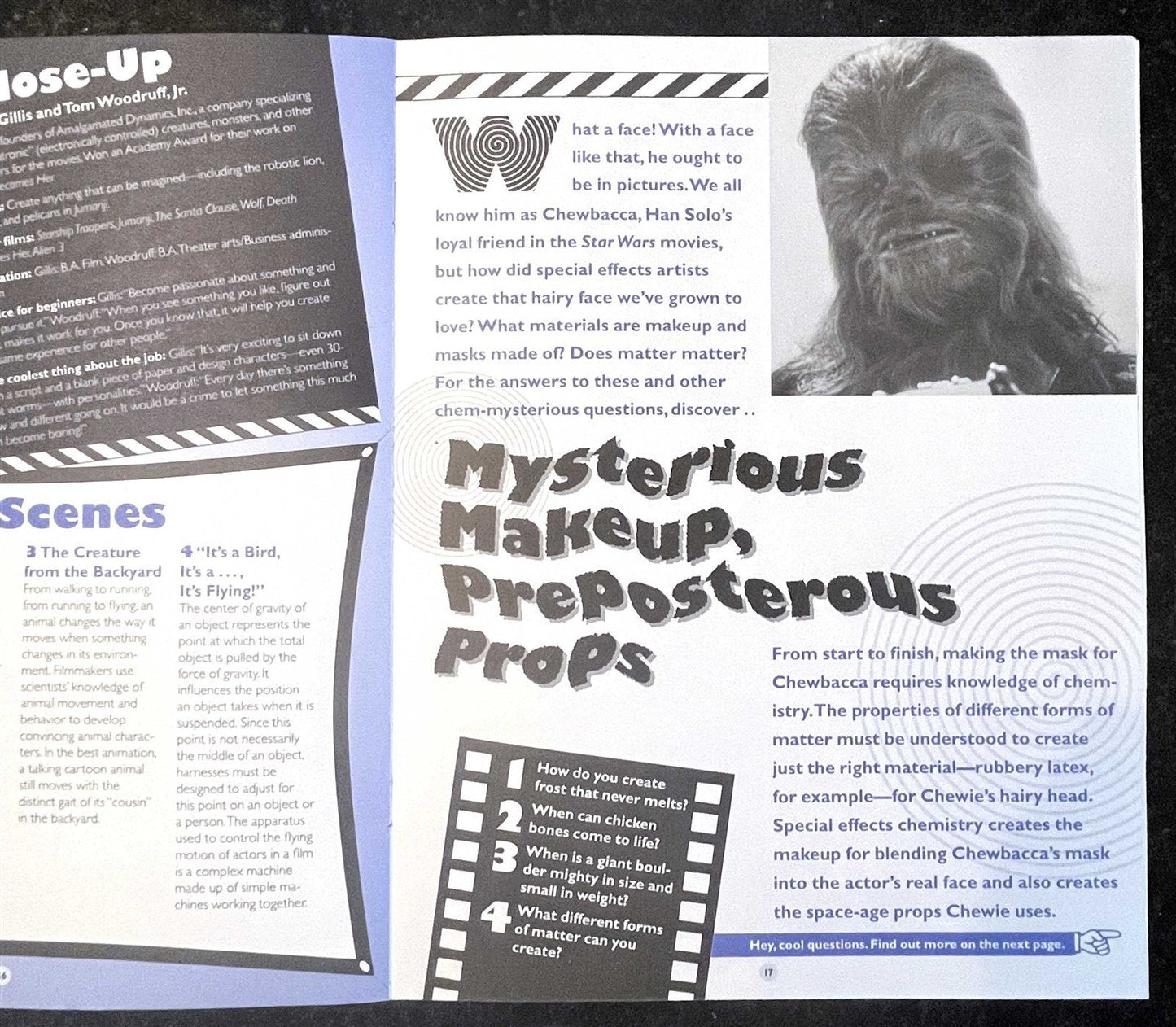 Imax SPECIAL EFFECTS Activity Guide Star Wars King Kong 1996
