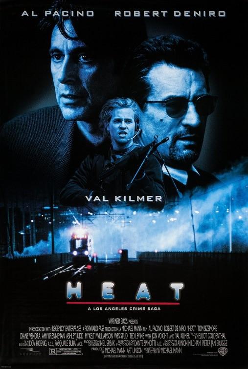 Al Pacino HEAT Robert DeNiro Val Kilmer original DS movie poster 27x40 rolled