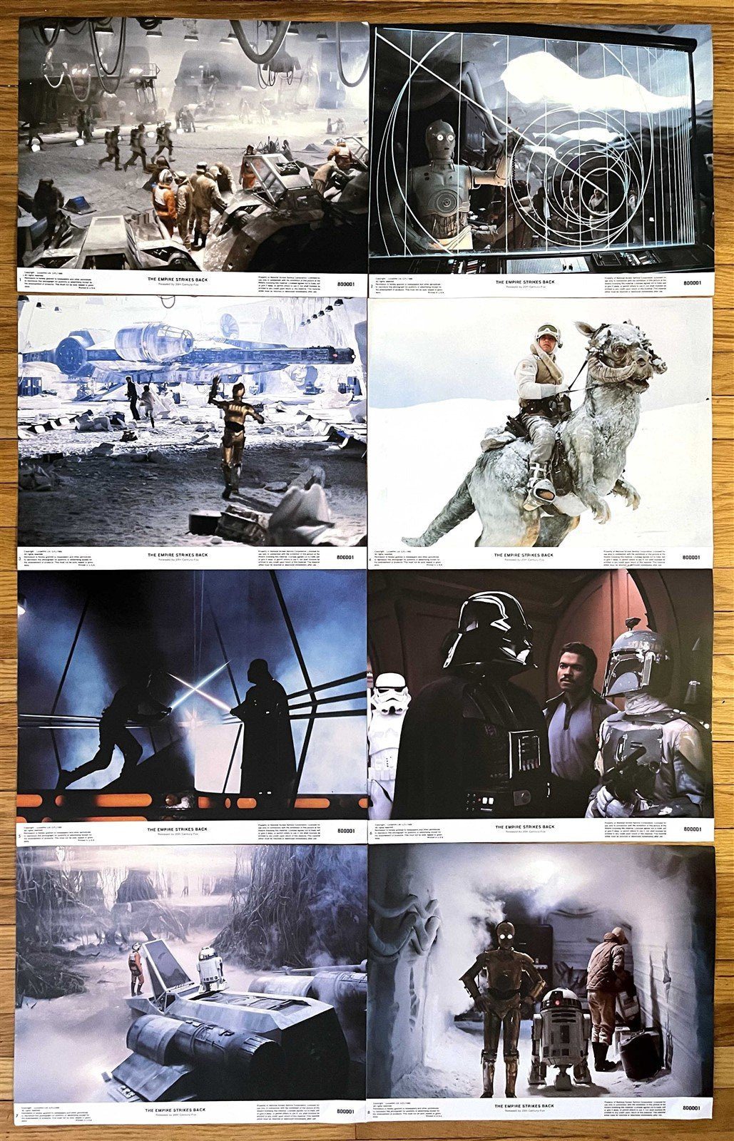 Star Wars EMPIRE STRIKES BACK original lobby card set 11x14 George Lucas