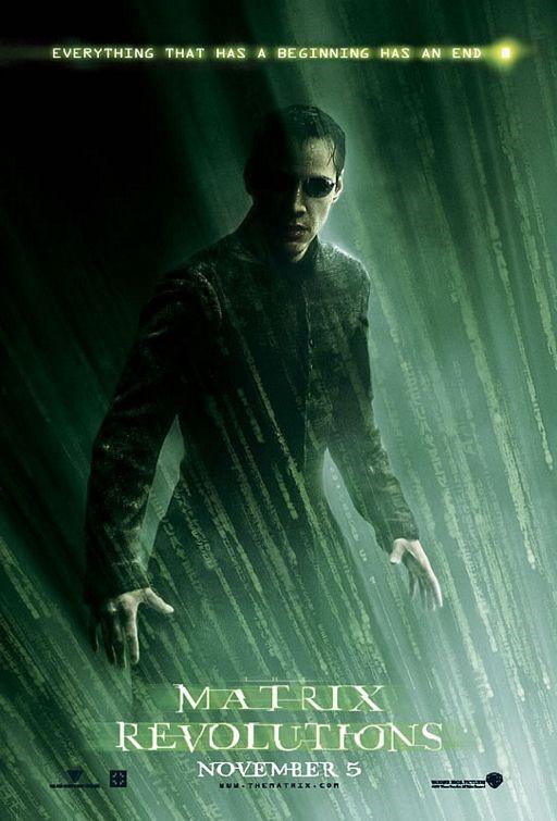 Keanu Reeves THE MATRIX REVOLUTIONS set of 4 ORIGINAL movie posters 27x40