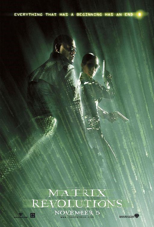 Keanu Reeves THE MATRIX REVOLUTIONS set of 4 ORIGINAL movie posters 27x40