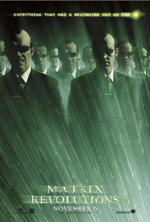 Keanu Reeves THE MATRIX REVOLUTIONS set of 4 ORIGINAL movie posters 27x40