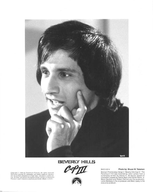 Bronson Pinchot BEVERLY HILLS COP III original press photo 1994