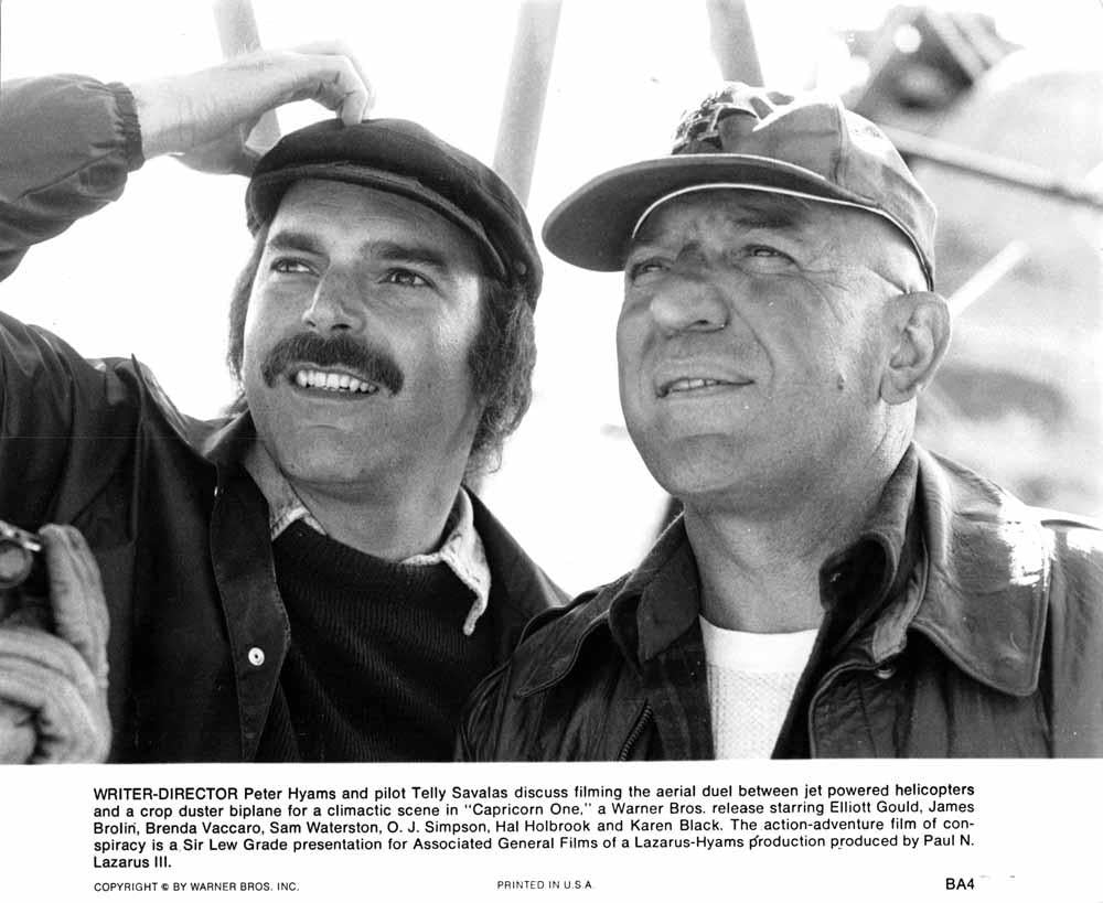 Elliot Gould CAPRICONE ONE Telly Savalas original press photos 1977