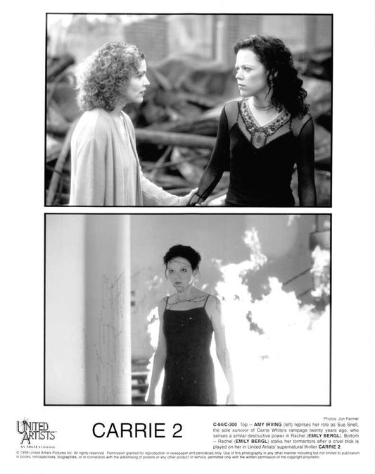 Amy Irving CARRIE 2 Emily Bergl original press photo 1999