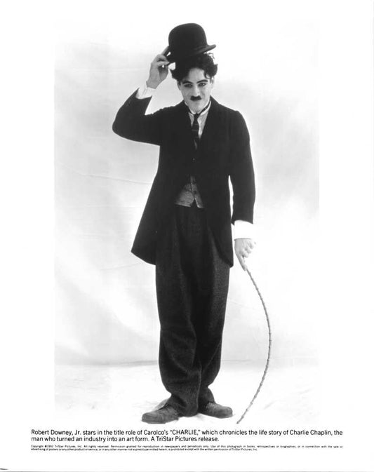 Robert Downey Jr CHARLIE CHAPLIN original press photos 1992