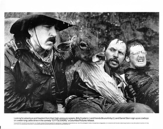 Billy Crystal CITY SLICKERS Bruno Kirby Daniel Stern original press photo 1991