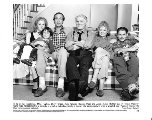 Chevy Chase COPS AND ROBBERSONS Jack Palance Diane Wiest original press photo